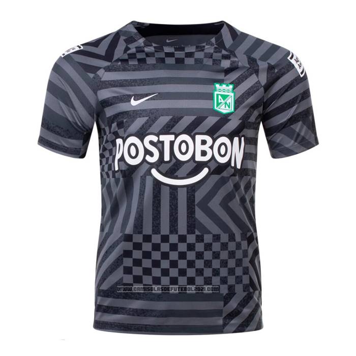 Camisola Pre Match del Atletico Nacional 2023 Cinza